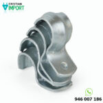 Abrazadera de 1/2" con oreja de 2mm x4 unidades