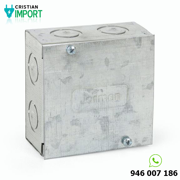 Caja de paso Liviana 4x4x2″ 0.9mm