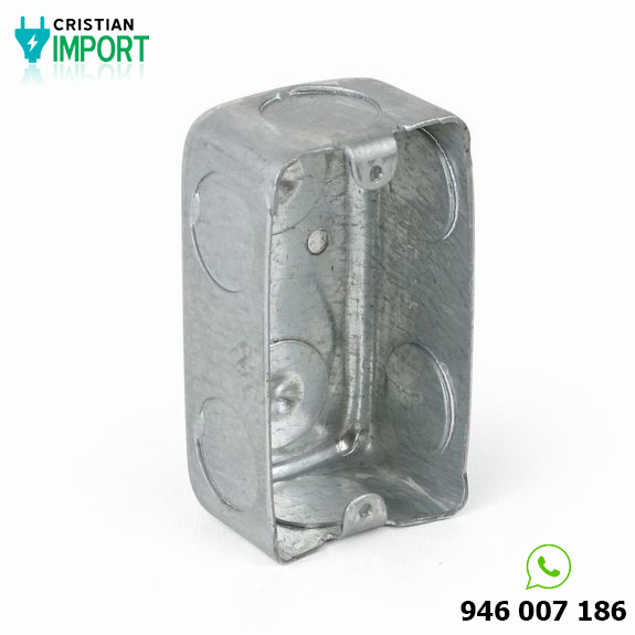 Caja de paso Rectangular 3/4″ 1.5 mm