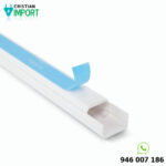 Canaleta con adhesivo 20x12mm