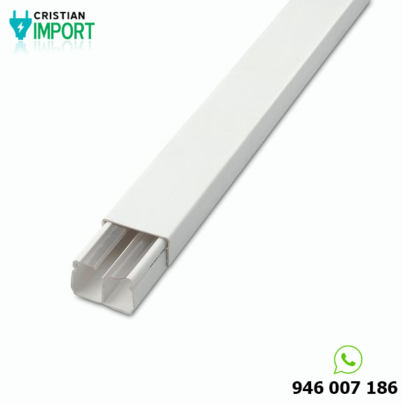 Canaleta con división 40x25mm