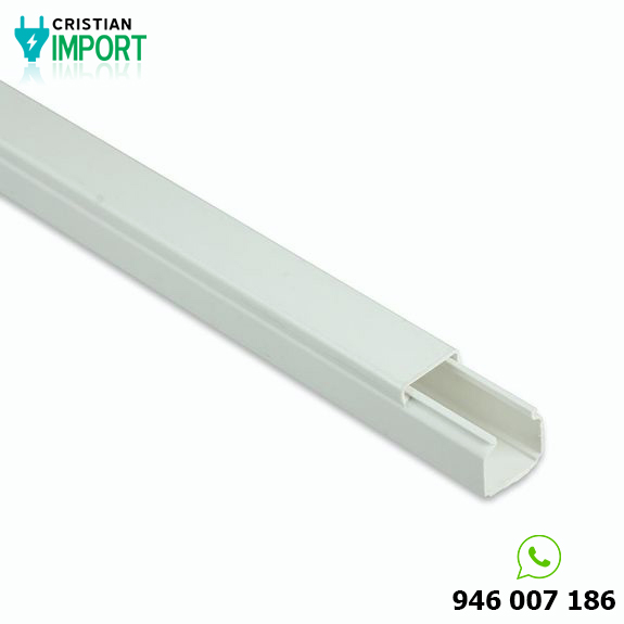 Canaleta sin adhesivo 25x25mm