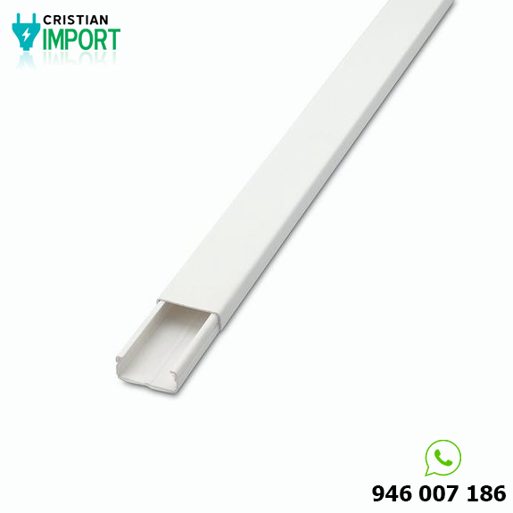 Canaleta sin adhesivo 32x12mm