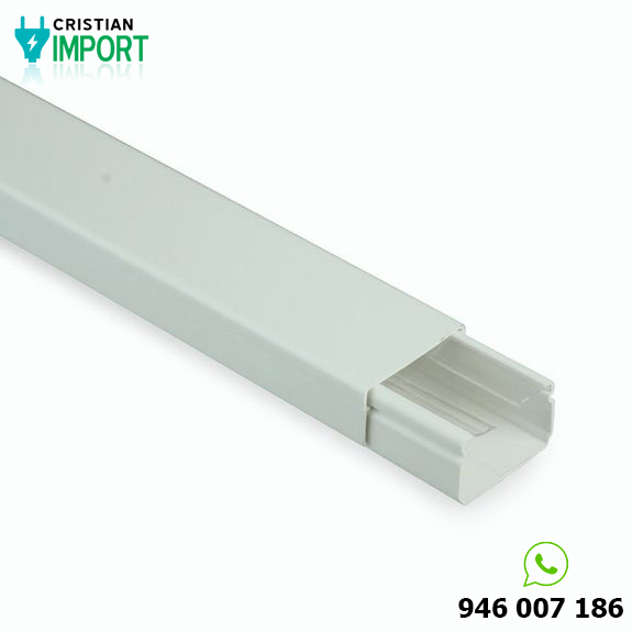 Canaleta sin adhesivo 40x25mm