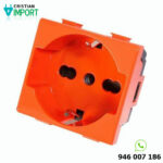 Dado Toma Tipo F (Schuko) con Línea Tierra Bm127-ORG Opalux