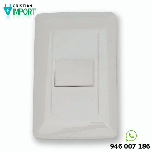 Interruptor Essential Simple Blanco