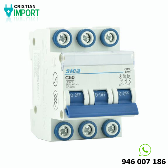 Interruptor T/riel 3x50a