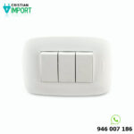 Interruptor Unipolar Triple Sencia