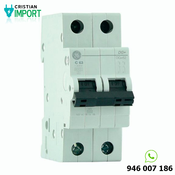 Interruptor termomagnético 2x63a Rd