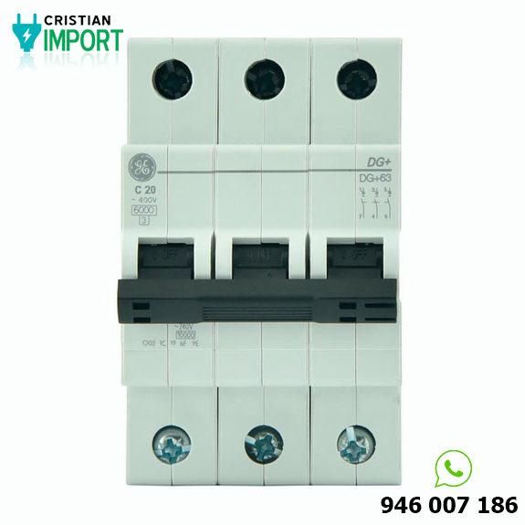 Interruptor termomagnético 3x20a