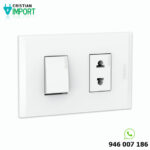 Interruptor + tomacorriente universal