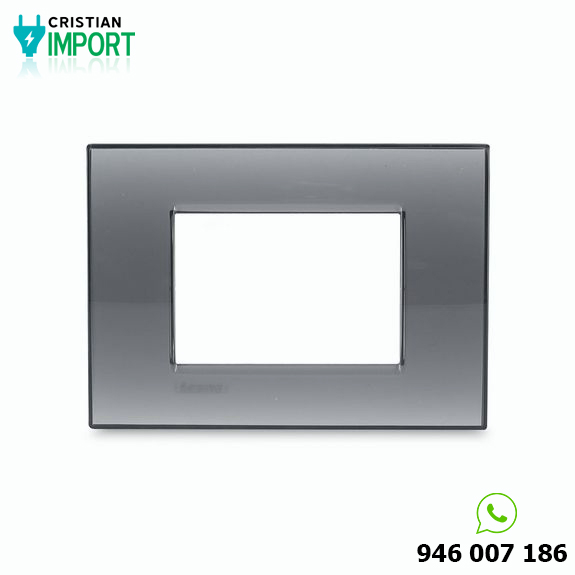 Placa 3M Rectangular Humo Living Light