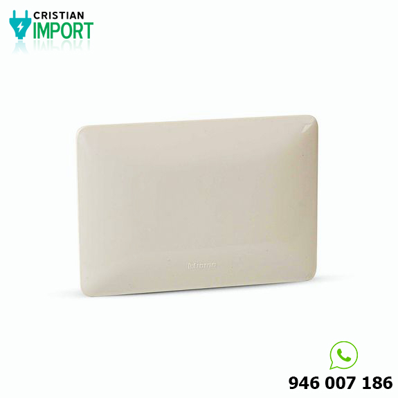 Placa Ciega Marfil Matix