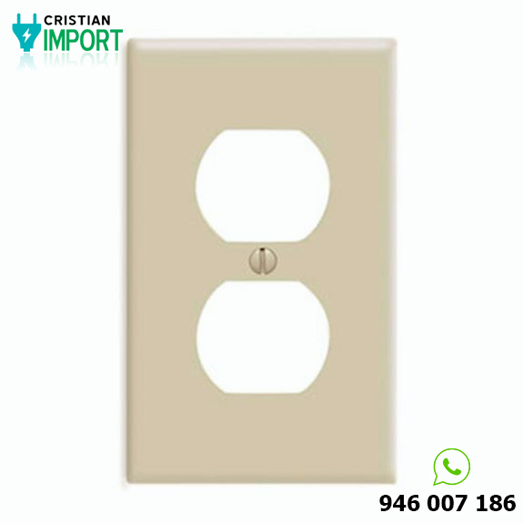 Placa doble baquelita MF Shalom