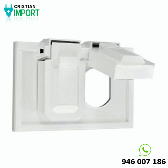 Placa doble hermética baquelita BL