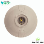 Socket E27 Oval Rosca Marfil