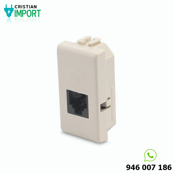 Toma de datos RJ45 CAT5E 1M Marfil Matix