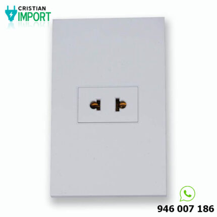Tomacorriente Core Simple Universal Blanco
