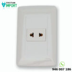 Tomacorriente Essential Simple Universal Blanco