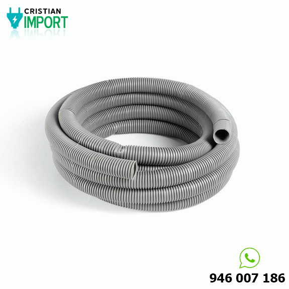 Tubería corrugada flexible 3/4″ WIR Gris x5 metros