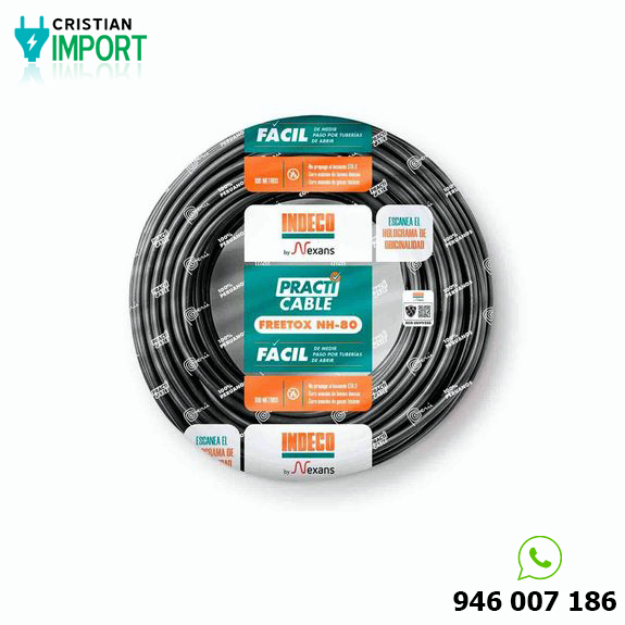 Cable Conductor 1.5mm2 Negro 450/750v Nh-80