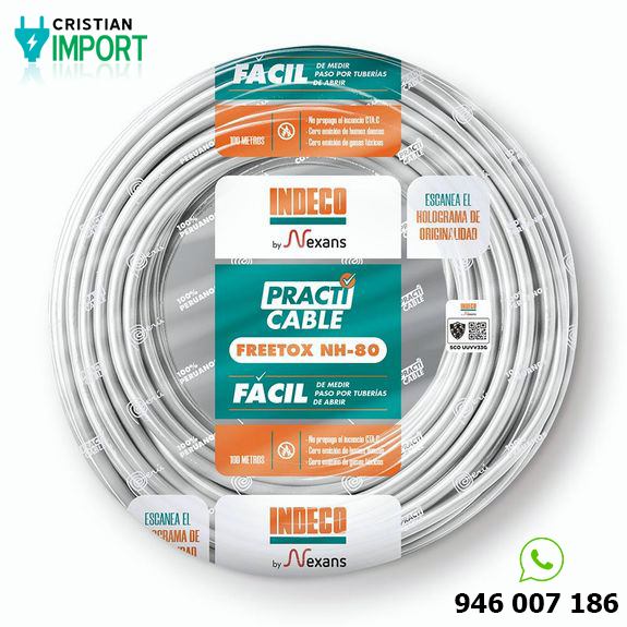 Cable Freetox-pc Nh80 450/750v 2.5mm2 Blanco