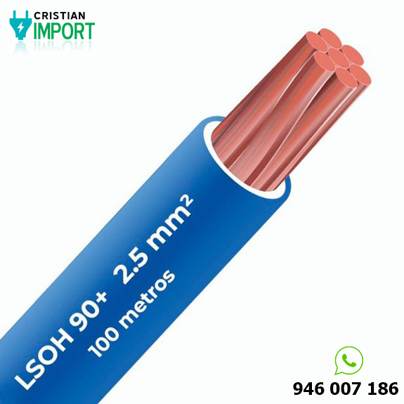 Cable Libre halógeno 90c 2.5mm 2 Celsa (Lsoh) azul