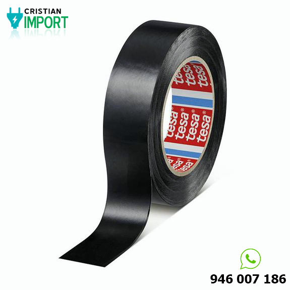 Cinta Aislante 20Mx19mm Tesaflex 53988 Negra