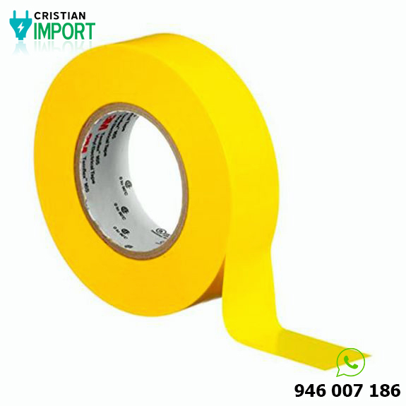 Cinta aislante 3/4 x 18m Temflex 165 Amarilla