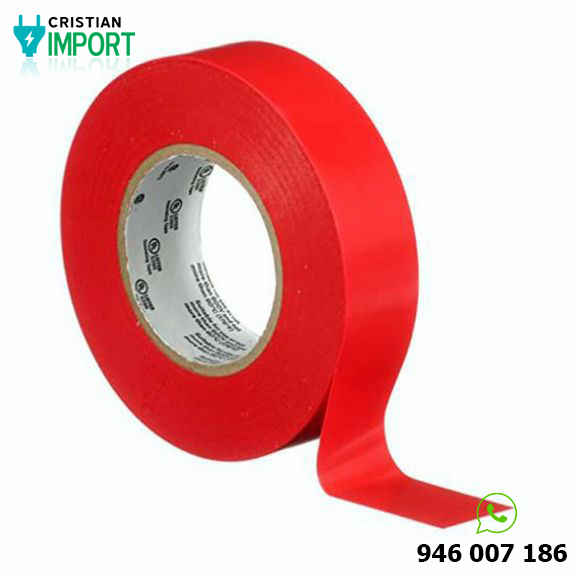 Cinta asilante 3/4 x 18m Temflex 165 Roja