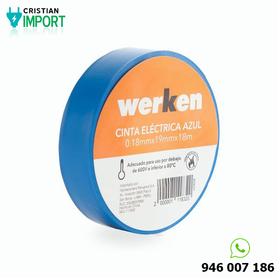 Cinta eléctrica Werken 18metros