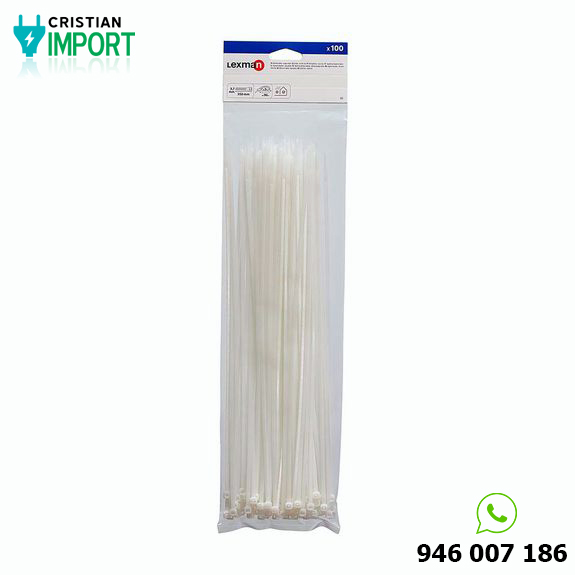 Cintillo 350mm x 3.7mm Packx100 Blanco