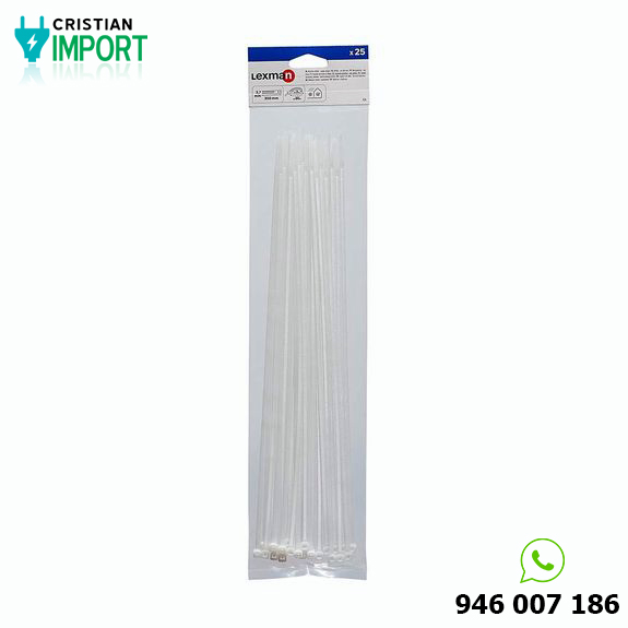 Cintillo 350mm x 3.7mm Packx25 Blanco