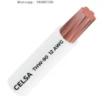 Cable THW-90 450/750 V 14 AWG Celsa azul 50m