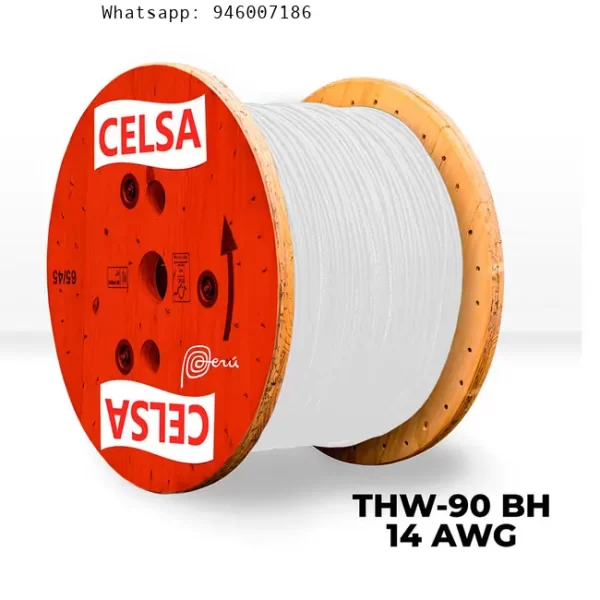 Cable Thw-90 450/750v 14 Awg Celsa Blanco – Venta por metro lineal