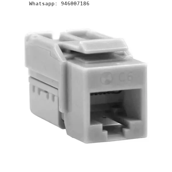 SATRA 102010001 JACK RJ45 CAT6 Blanco
