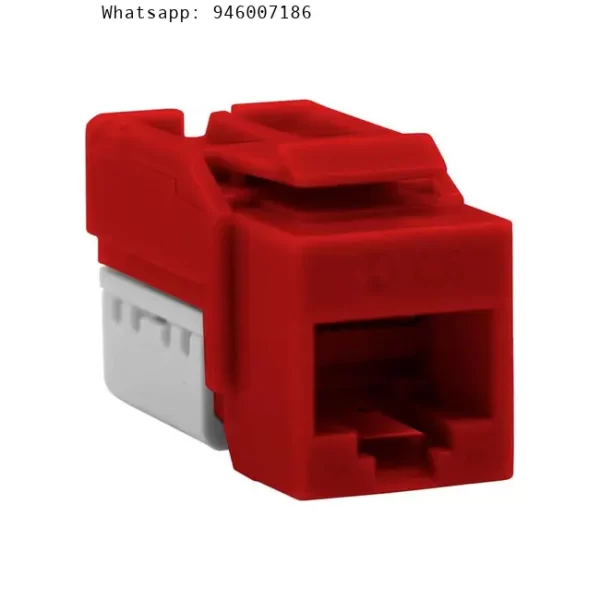 SATRA 102010005 JACK RJ45 CAT6 Rojo