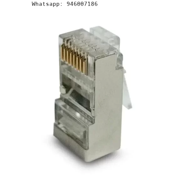 SATRA 102040003 100-PACK PLUG CONECTOR RJ45 CAT6 Apantallado