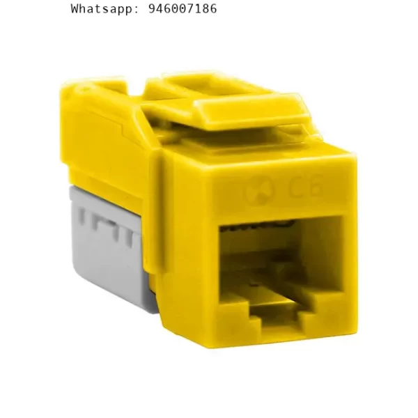 SATRA 9999999887 JACK RJ45 CAT6 Amarillo