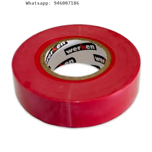 Cinta aislante 3/4 x 18 metros Roja Werken