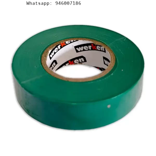 Cinta aislante 3/4 x 18 metros Verde Werken