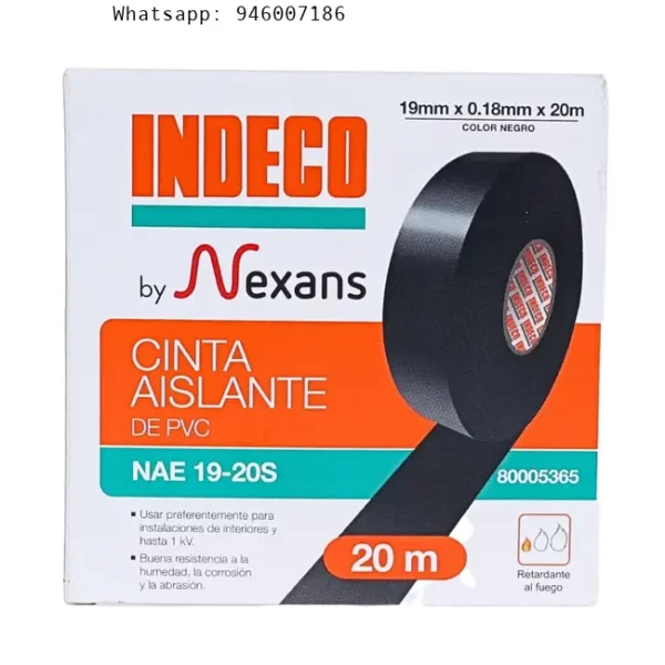 Cinta Aislante Nae 19-20S 20 metros Indeco
