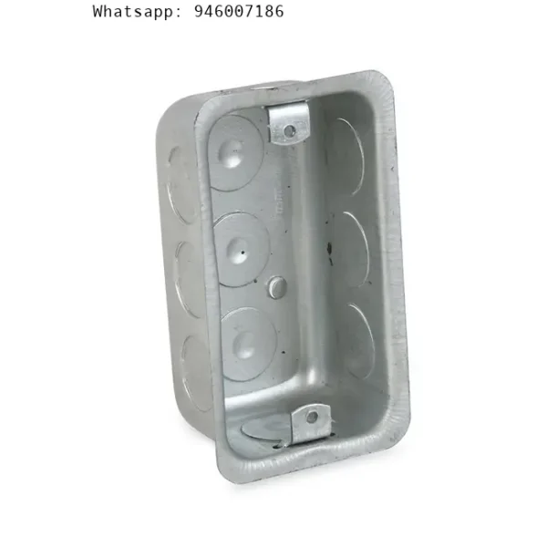 Caja de paso Rectangular Liviana 0.3mm Jormen